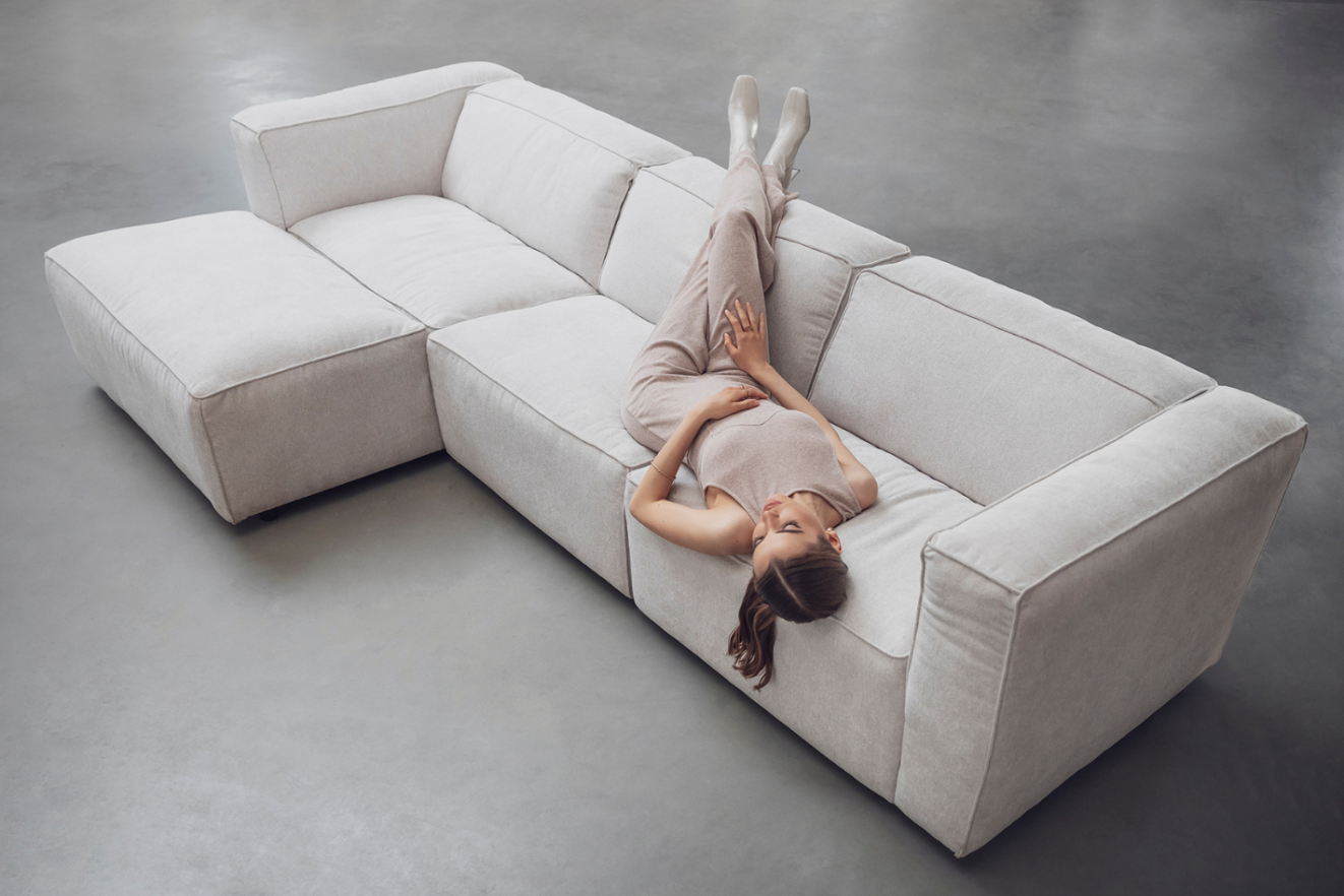 VILLINKI iso modulaarinen kulmasohva - Image 2