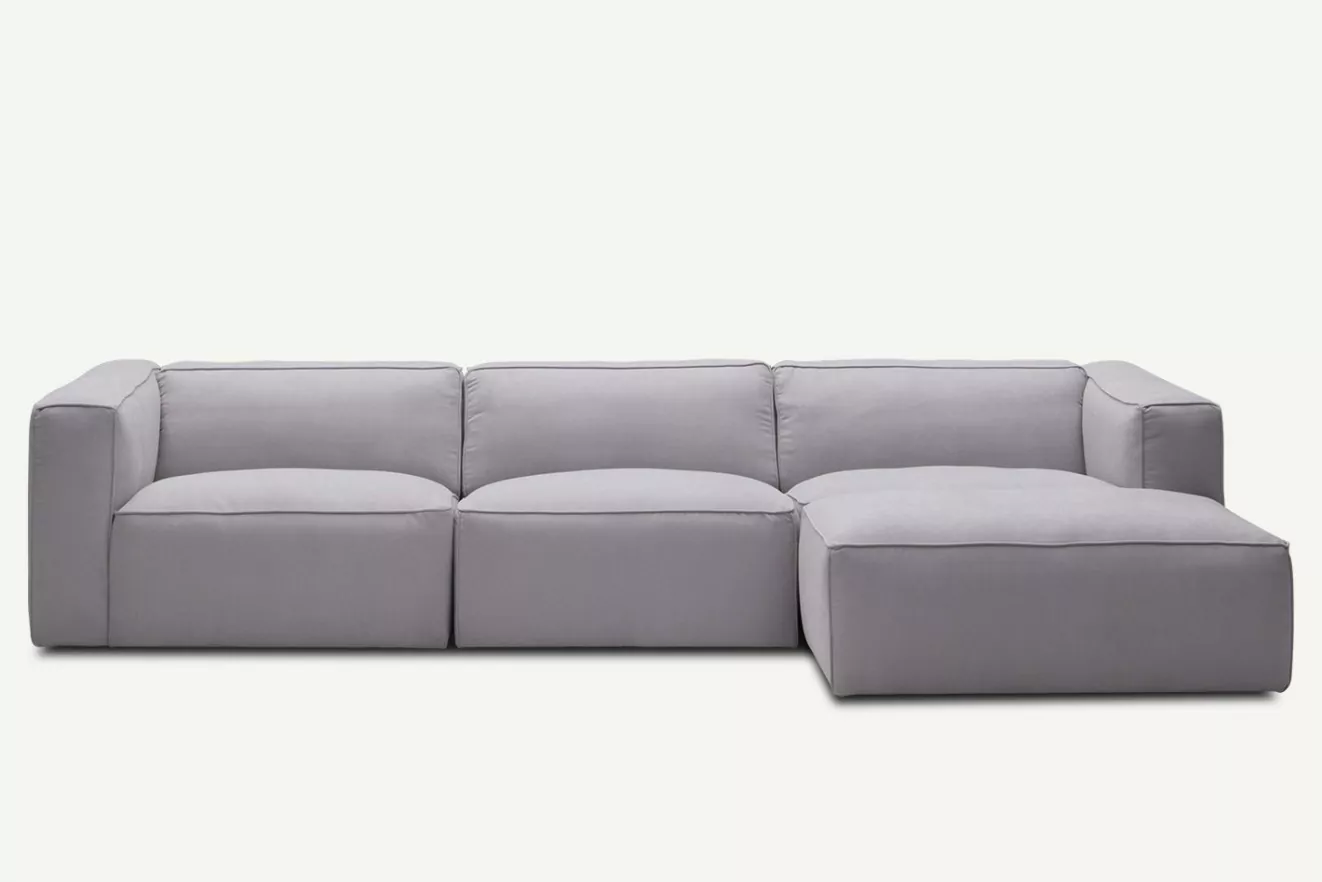 VILLINKI pehmeäkulmainen kulmasohva